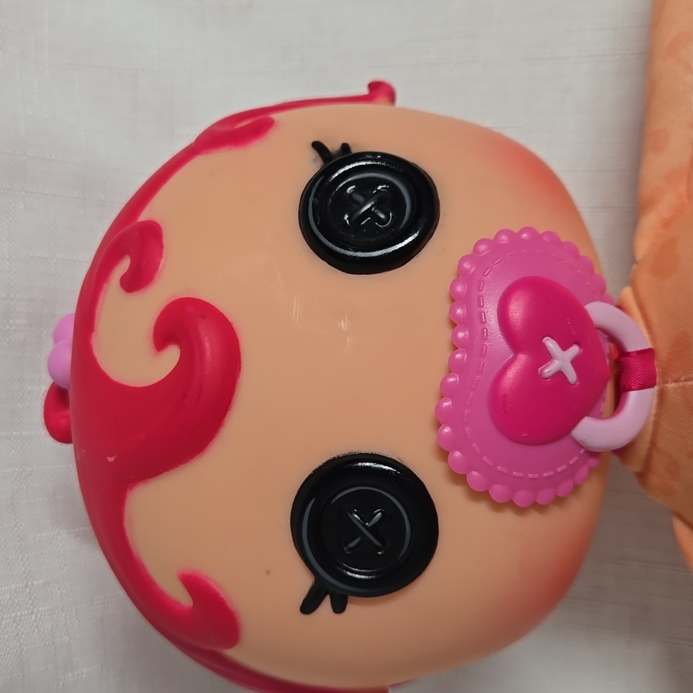 Lalaoopsy Babies Tippy Thumbelina Doll Soft With Pacifier & Underwear Pink Hair